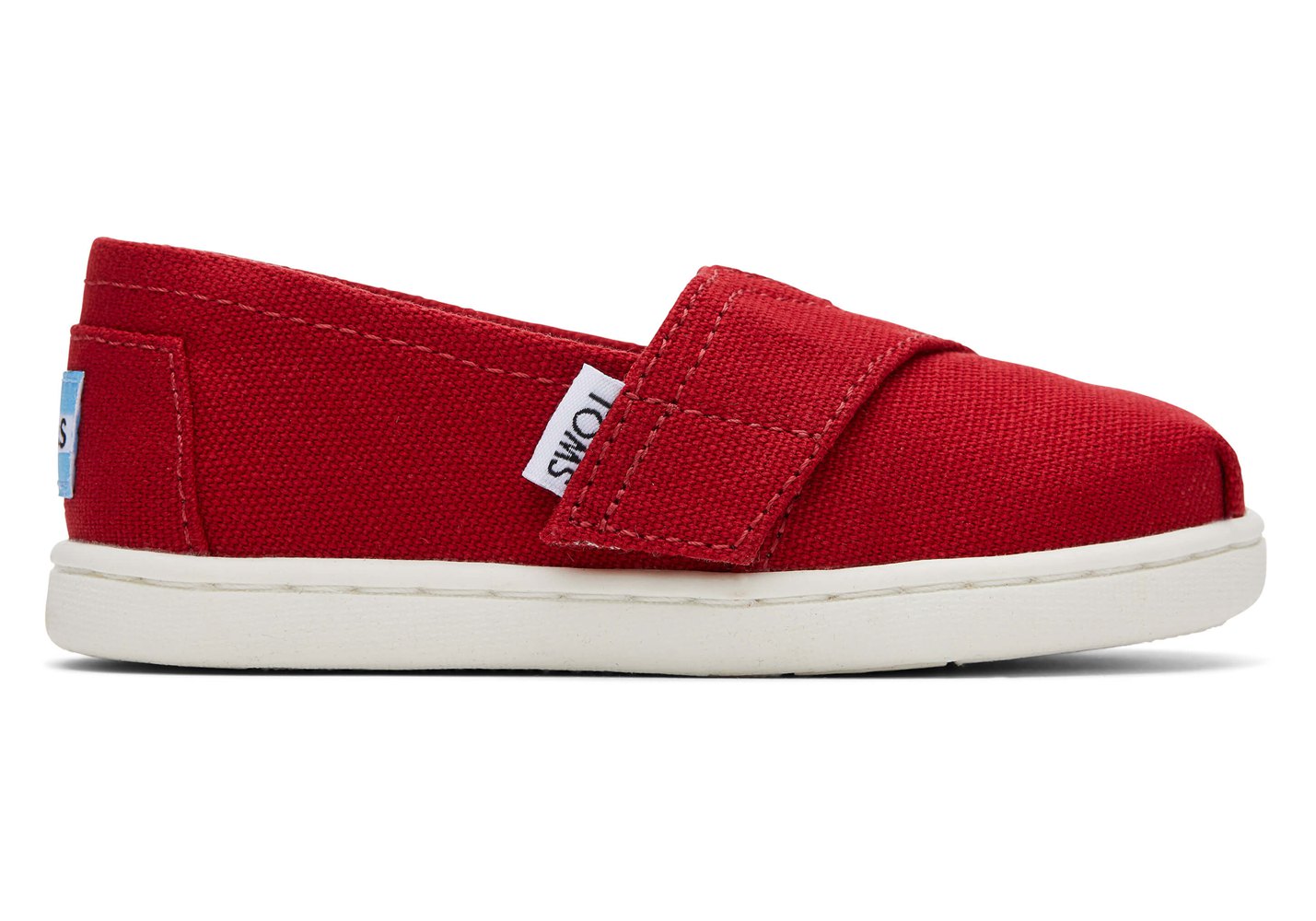 Toms Alpargata Tiny Canvas Espadrille Red - Kids - 84062-VNZF